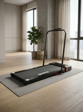 Электрическая складная беговая дорожка для дома Domsen Fitness F-160 NEW, фото 2
