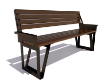 Парковая скамейка Ижевск, Лиственница 1,8 м