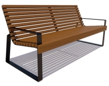 Парковая скамейка Белгород, Лиственница 1,5 м Парковая скамейка Белгород, Лиственница 1,5 м