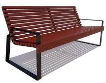 Парковая скамейка Белгород, Лиственница 1,5 м Парковая скамейка Белгород, Лиственница 1,5 м