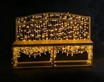 Световая фигура Скамейка f019 Световая фигура Скамейка f019