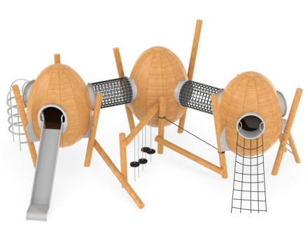 Детский игровой комплекс TORUDA Эко Саранг 3, фото 2