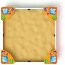 Песочница мини (Ракушки) - ИО 5.01.01-01 Песочница мини (Ракушки) - ИО 5.01.01-01