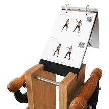 Набор гантелей с подставкой NOHrD Swing Turm, материал: ясень, общий вес: 40 кг