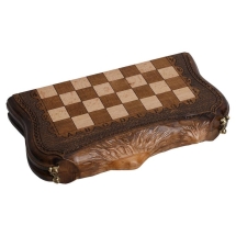 Шахматы + Нарды резные "Арарат" 30, Ohanyan Шахматы + Нарды резные "Арарат" 30, Ohanyan