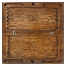 Нарды резные "Шестигранный Узор", Haleyan Нарды резные "Шестигранный Узор", Haleyan