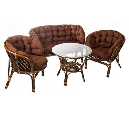 Набор мебели Багамы Премиум коричневый, коричневый, фото 1