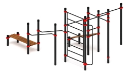 Воркаут ЛОВ 89 красный ВТ 101.18-01, фото 3 Воркаут ЛОВ 89 красный ВТ 101.18-01, фото 3