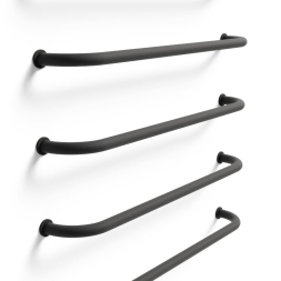 Перекладина шведской стенки и рукохода FLY 1000, черная, фото 2 Перекладина шведской стенки и рукохода FLY 1000, черная, фото 2