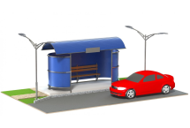 Автопавильон остановочный АП-11 Автопавильон остановочный АП-11