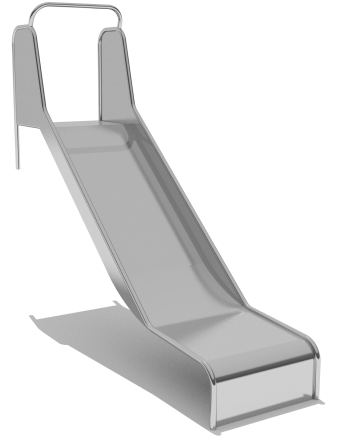 Горка из нержавеющей стали ГГН-500.1000.002 для детской площадки, фото 1