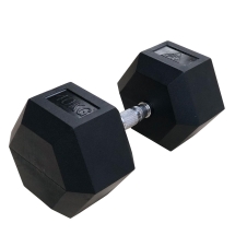 ГЕКСАГОНАЛЬНЫЕ ОБРЕЗИНЕННЫЕ ГАНТЕЛИ DFC DB001-40 40кг (пара) 
