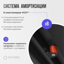 OXYGEN FITNESS M-CONCEPT SPORT (BLACK) Беговая дорожка домашняя, фото 13