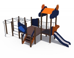 Игровой комплекс для детей на дачу Сияние Н-750, фото 2