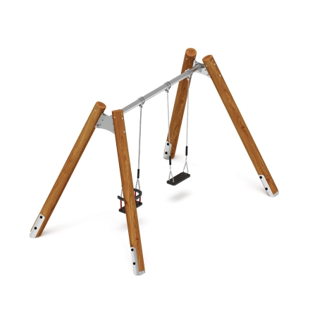 Качели (Лиственница темный) ИО 12.Р.01.03.01-Л.И1.01, фото 2