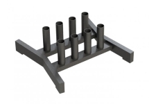 Держатель для 8 олимпийских грифов напольный вертикальный Держатель для 8 олимпийских грифов напольный вертикальный