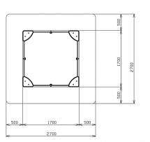 Песочница средняя (Ракушки) - ИО 5.01.02-01 Песочница средняя (Ракушки) - ИО 5.01.02-01
