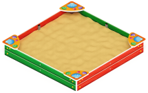 Песочница средняя (Ракушки) - ИО 5.01.02-01 Песочница средняя (Ракушки) - ИО 5.01.02-01