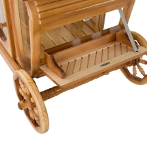 Стол шахматный с баром в виде кареты Стол шахматный с баром в виде кареты