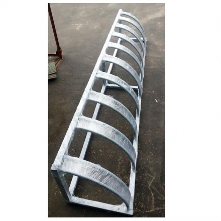 Велопарковка на 6 мест выгнутая, фото 2