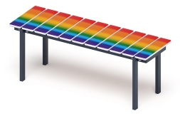 Скамья - МФ 42.01.14 (Радуга), фото 2 Скамья - МФ 42.01.14 (Радуга), фото 2