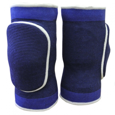 Наколенники волейбольные эластичные Сине-черные р.S-M, фото 1