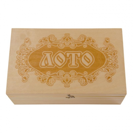 Русское Лото &quot;Гравировка&quot; в деревянной шкатулке, фото 2