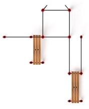 Воркаут ЛОВ 108 красный ВТ 102.18-01