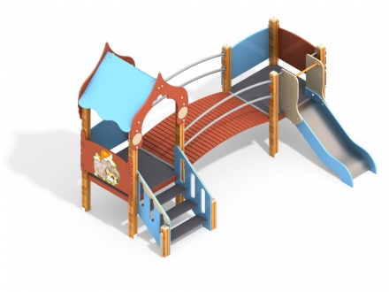 ДИК 2.094 Детский игровой комплекс Н=700 мм, фото 5