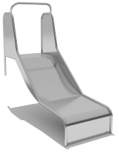 Горка из нержавеющей стали ГГН-500.600.001 для детской площадки Горка из нержавеющей стали ГГН-500.600.001 для детской площадки