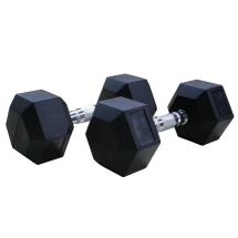 ГЕКСАГОНАЛЬНЫЕ ОБРЕЗИНЕННЫЕ ГАНТЕЛИ DFC DB001-42.5 42.5кг (пара) 