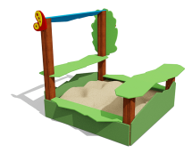 Песочница Полянка ВСТ 5657 для детской площадки Песочница Полянка ВСТ 5657 для детской площадки