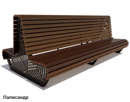 Скамейка уличная Кисловодск, Сосна 1,2 м, фото 5