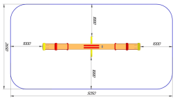Качели-балансир КБ-01Б4 на четыре места для игровой площадки, фото 3 Качели-балансир КБ-01Б4 на четыре места для игровой площадки, фото 3