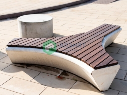 Скамейка «Звезда» с настилом, фото 4 Скамейка «Звезда» с настилом, фото 4