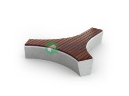 Скамейка «Звезда» с настилом, фото 1 Скамейка «Звезда» с настилом, фото 1