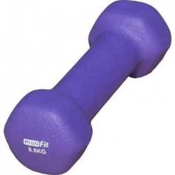 Гантель в виниловой оболочке PROFI-FIT 0,5 кг, форма шестигранник, фиолетовый, фото 2