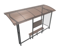 Автобусный павильон "Стандарт-2" Автобусный павильон "Стандарт-2"