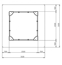 Песочница большая (Ракушки) - ИО 5.01.03-01 Песочница большая (Ракушки) - ИО 5.01.03-01