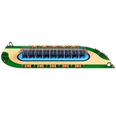 УТСВ-019 Крытая площадка для 17 тренажеров серии УТСВ, фото 2