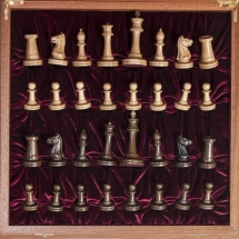 Шахматы Сенеж "Стаунтон" Махагон Шахматы Сенеж "Стаунтон" Махагон