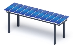 Скамья - МФ 42.01.14-01 (Джинс), фото 1 Скамья - МФ 42.01.14-01 (Джинс), фото 1