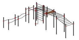 Воркаут ЛОВ 89 красный ВТ 101.19-01, фото 3 Воркаут ЛОВ 89 красный ВТ 101.19-01, фото 3