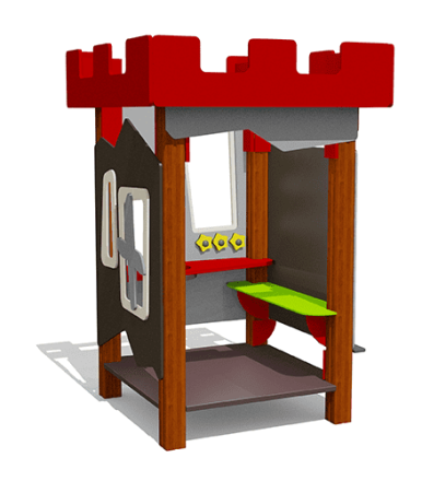 Игровой домик ВСТ 5101 для детской площадки, фото 2