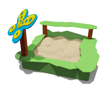 Песочница ВСТ 5656 для детской площадки, фото 2