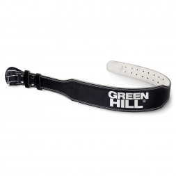 Пояс тяжелоатлетический &quot;GREEN HILL&quot; , 4 дюйма, размер XXL (дл.130 см), черный