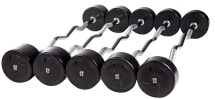 Набор изогнутых штанг PROFI-FIT, 35-55 кг, шаг 5 кг. (компл. 5шт)