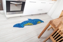 Коврик массажный с цветными камнями Дельфин Коврик массажный с цветными камнями Дельфин