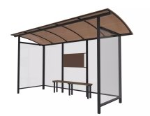 Автобусный павильон "Стандарт-3" Автобусный павильон "Стандарт-3"