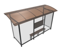 Автобусный павильон "Стандарт-3" Автобусный павильон "Стандарт-3"